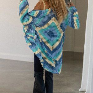 Chasing Unicorns Magic Carpet Crochet Cardigan